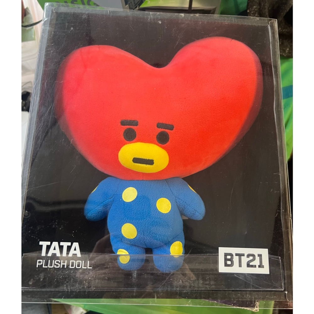 Unisex BT21 Tata Plush Doll One Size Red Blue Stuffed Animal